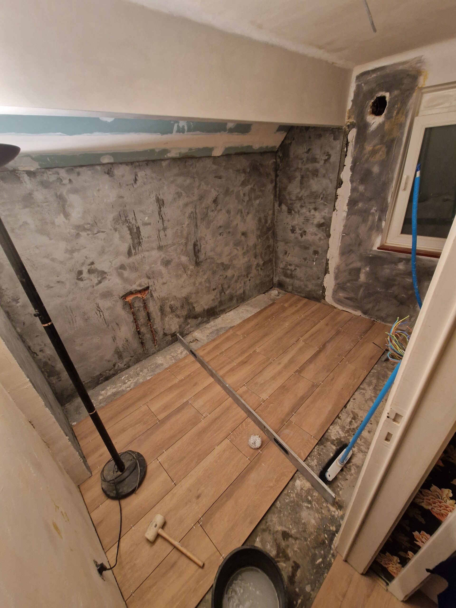 Salle d’eau en cours